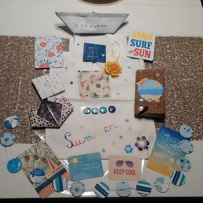 Projet DIY # : Happy Mail "Souvenir s de vacances"