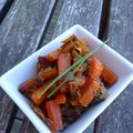 BOEUF Sauté Aux Carottes Et A L'Origan