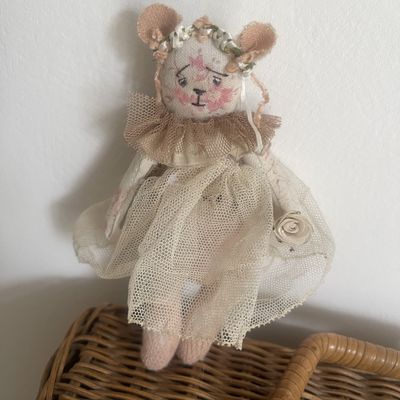 Mini Barbapapa très romantique..(12cm)