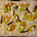 Pizza aux fleurs de courgettes