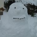 pendant la neige, l'aiguille a chauffé