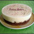 Bavarois poires sur fondant au chocolat  et craquant speculoos