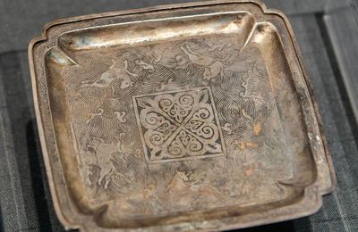 Gilt Silver Plate, Song dynasty, 13th century