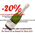 OFFRE EXCEPTIONNELLE CHAMPAGNE POL ROGER DU MARDI 23 AU SAMEDI 30 MARS 2013