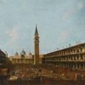 Circle of Michele Marieschi, Venice, a view of Piazza San Marco looking towards the Basilica