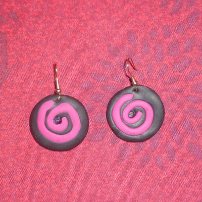 boucles d'oreilles spirales enchantées