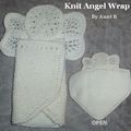 Knit Angel Wrap