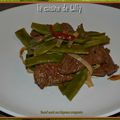 Boeuf sauté aux légumes croquants