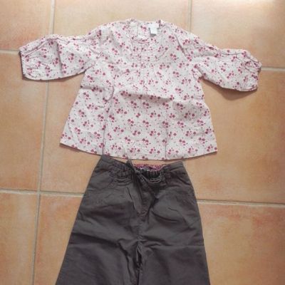 Ensemble fille taille 6 mois Obaïdi 6 euros Pull