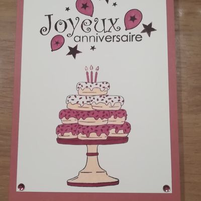 cartes anniversaire