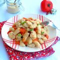 Gnocchi di patate aux tomates et aux amandes