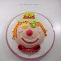 Un gâteau clown pour Marion (molly cake au chocolat)