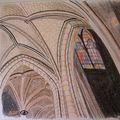 cathedrale - crayons - Juillet 2001