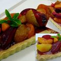 Tarte amandine aux fruits d'été