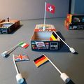 Lego, la boîte 242A (set 242A) des années 50, les drapeaux première série !