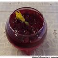 PANNA COTTA DE BETTERAVES ROUGES