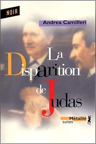 La disparition de Judas de Andrea Camilleri