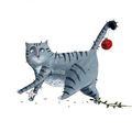 Vous avez aussi un chat du sapin de Noël? Do you have too a Christmas tree cat ?