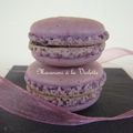 Macarons au confit de pétales de violette (nouvelles photos!)