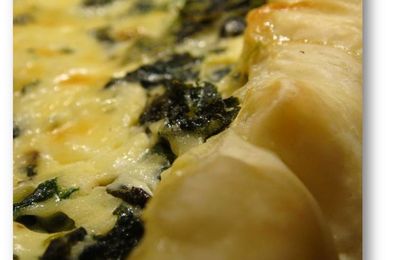 QUICHE AUX EPINARDS ET AU BOURSIN 