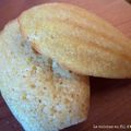 Madeleines citron-safran