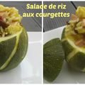 Salade de riz aux courgettes