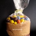 Comment faire un cadeau gourmand-Partie 2: le kit brownie aux M&M's