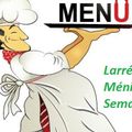 menus du restaurant scolaire