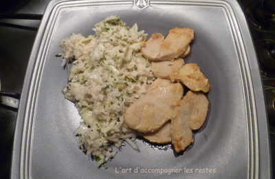 Émincé de chou aux dés de poulet grillé ww