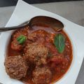 BOULETTES de Boeuf Au Parmesan et à la Tomate