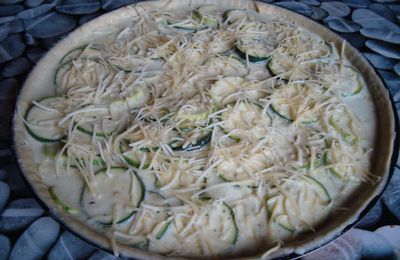 Tarte aux courgettes & cancoillotte (avec ou sans TM21 par Pitchoune)