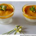 PANNA COTTE VANILLE ET CREME D'ABRICOT