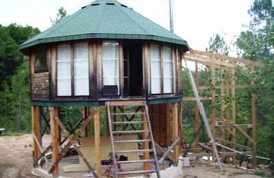 Extentions de l'habitat DoDé en ossature bois et toit végétalisé 