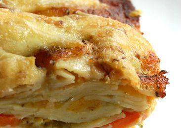 Gratin de lasagnes aux carottes et courgettes pour Culinoversions