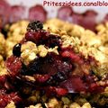 Zidée mystére : Crumble aux fruits rouges