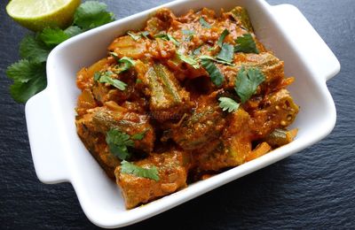 Gombos à l'indienne (bhindi masala)