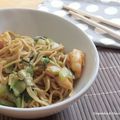 WOK DE CHOU PAK CHOÏ ET CREVETTES