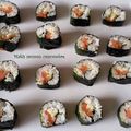 Makis saumon concombre