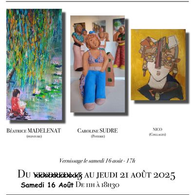 EXPOSITION DU 16 AOUT AU 21 AOUT A LION SUR MER