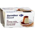 Panna cotta Carrefour discount