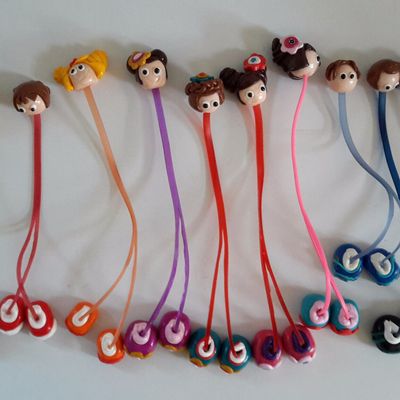 Lot de marque-pages en fimo....Les derniers!!!