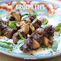 Brochettes de boeuf au cumin