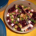 Manger au boulot : la salade verte et rose