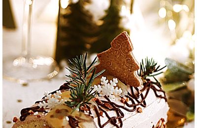 Bûche praliné poires.....