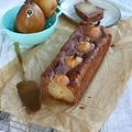 Cake crème de marrons-poire Angélys {recette} #aplv #vegetarien #vegan #sansoeufs #sanslactose