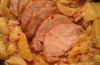 Rôti de porc à la paysanne