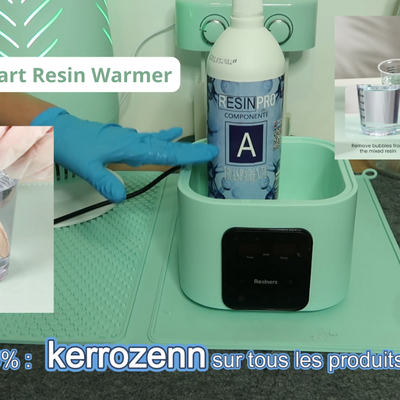 Resiners® Smart Resin Warmer pour des coulées de résine parfaites et sans bulles ! 
