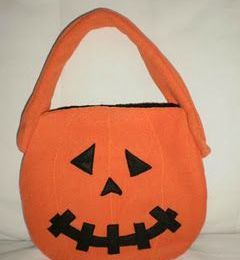 Petit sac potiron Halloween