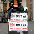 Manifestation pour la retraite à 60 ans