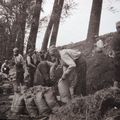 guerre 1914  1918  1er ligne avec le 102 " l'arbre Isolé"   1915 , route 44 corbeny - thil